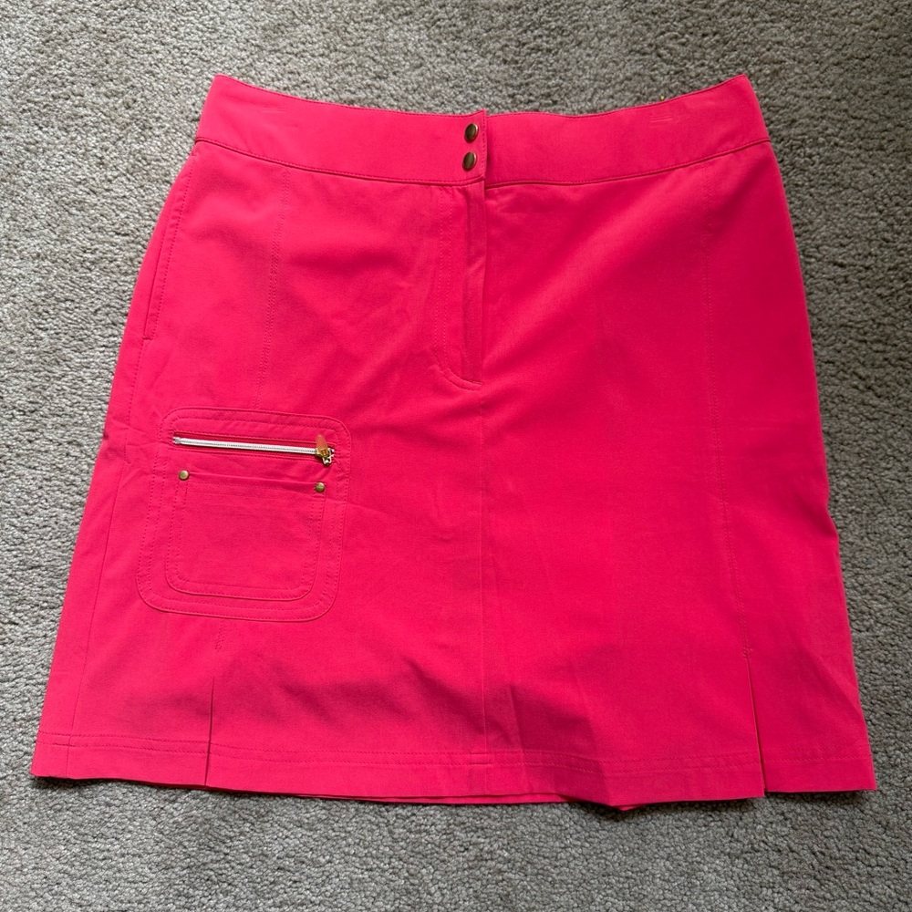Zenergy Golf, By Chico's, Women's Athletic Skort, Zip Pockets, Size 0